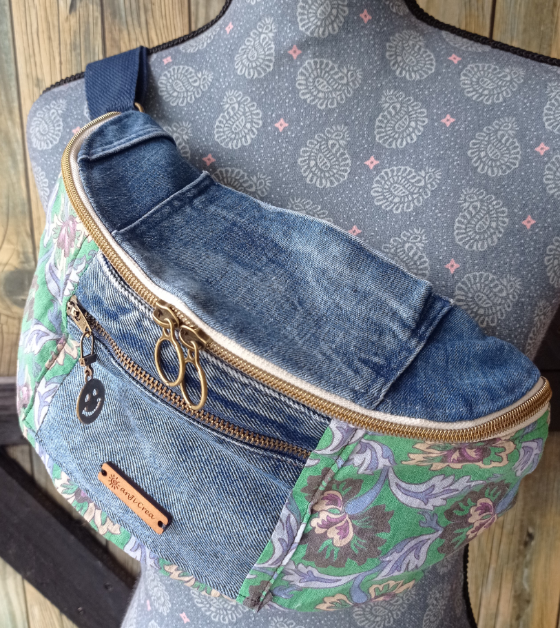 anJi Crea 31 sac banane en jean
