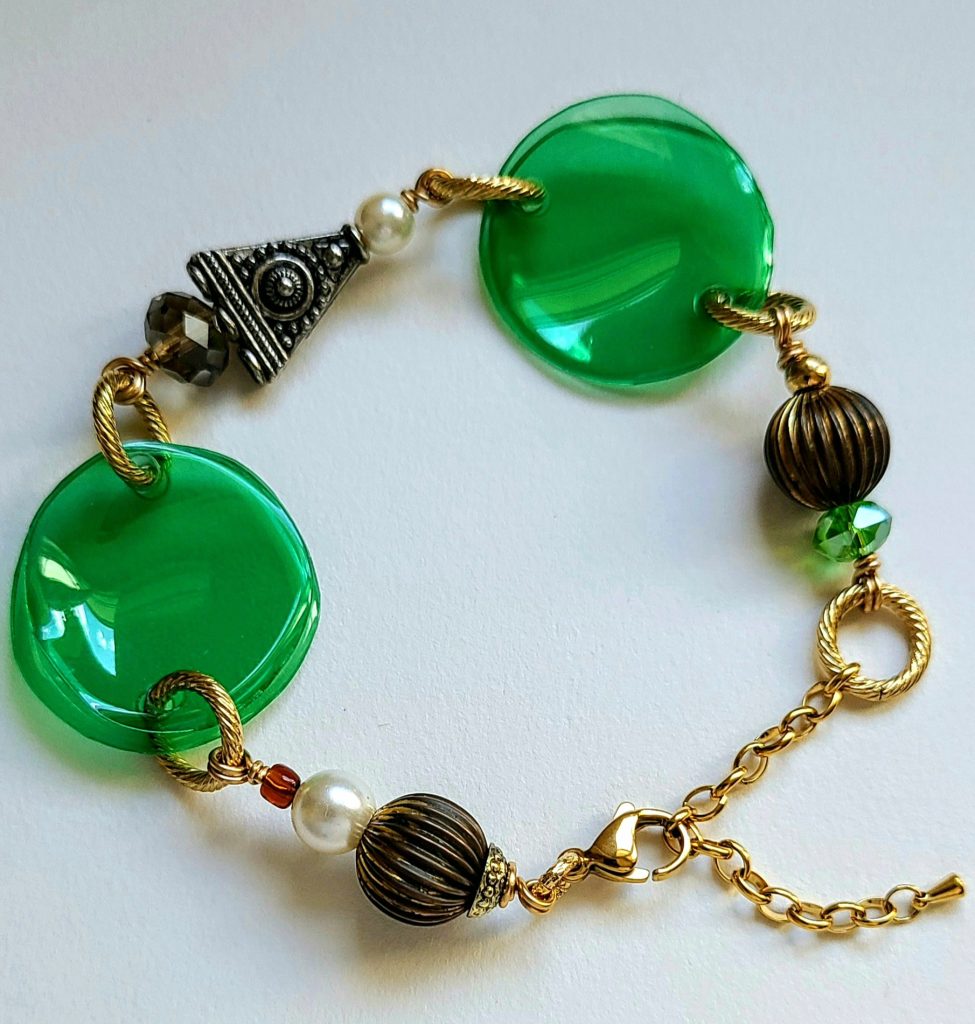 Virginie de Haldat Créations bracelet plastique