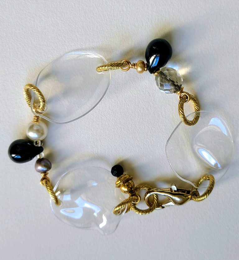 Virginie de Haldat Créations bracelet plastique upcyclé