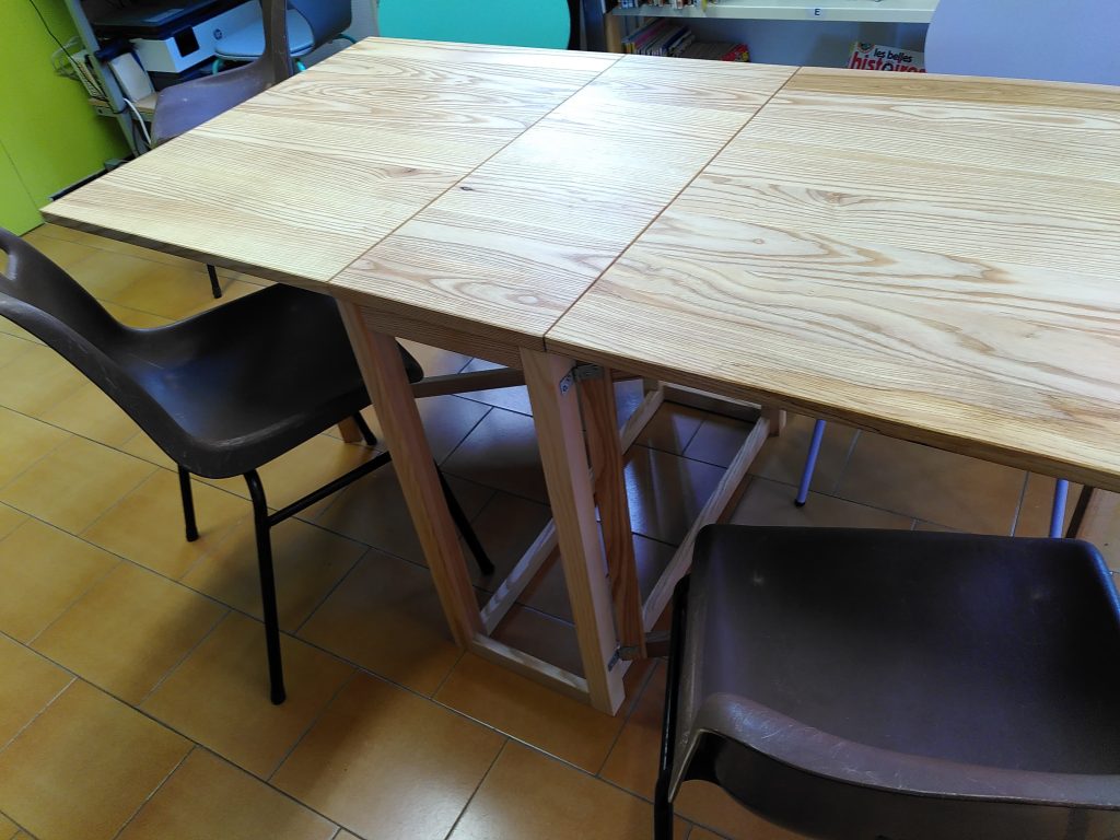 Graine de Bois console en bois artisanale