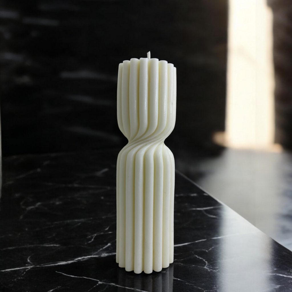 HO'MAHA bougie design blanche