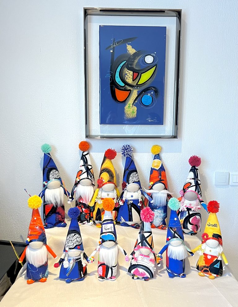 L’atelier enchanté Guss et Galla Gnomes colorés personnalisés
