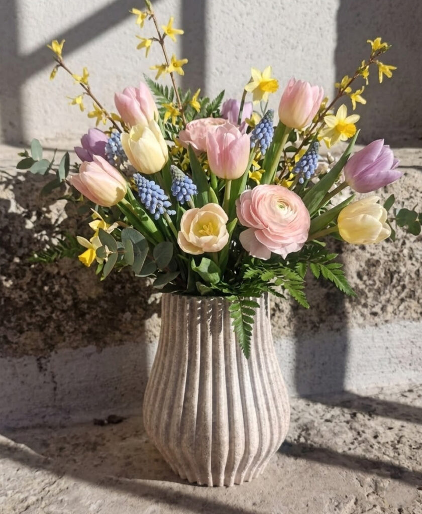 Objet Béton vase en béton